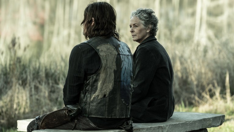 Carol and Daryl on The Walking Dead